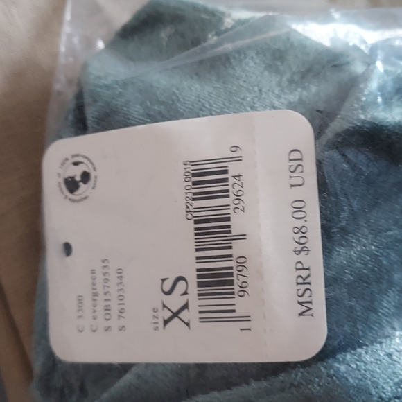 FREE PEOPLE ALL NIGHT VELVET TUNIC..NWT..Size XS - Picture 5 of 5